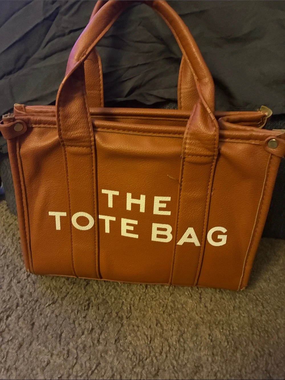 The Tote Bag Leather Tote – Brown